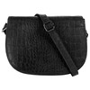 Cluty Women's Shoulder Bag Genuine Leather 021583, black