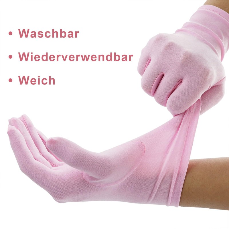 3 Pairs of Cotton Gloves, Eczema Gloves, Thin Work Gloves,