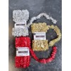Very Long Christmas Tinsel in Red, Gold Or Silver, 50