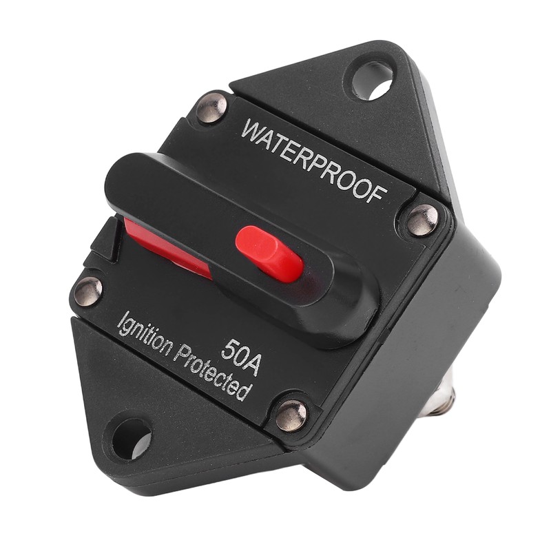 DC 32V Circuit Breaker with Switch Manual Reset Waterproof for