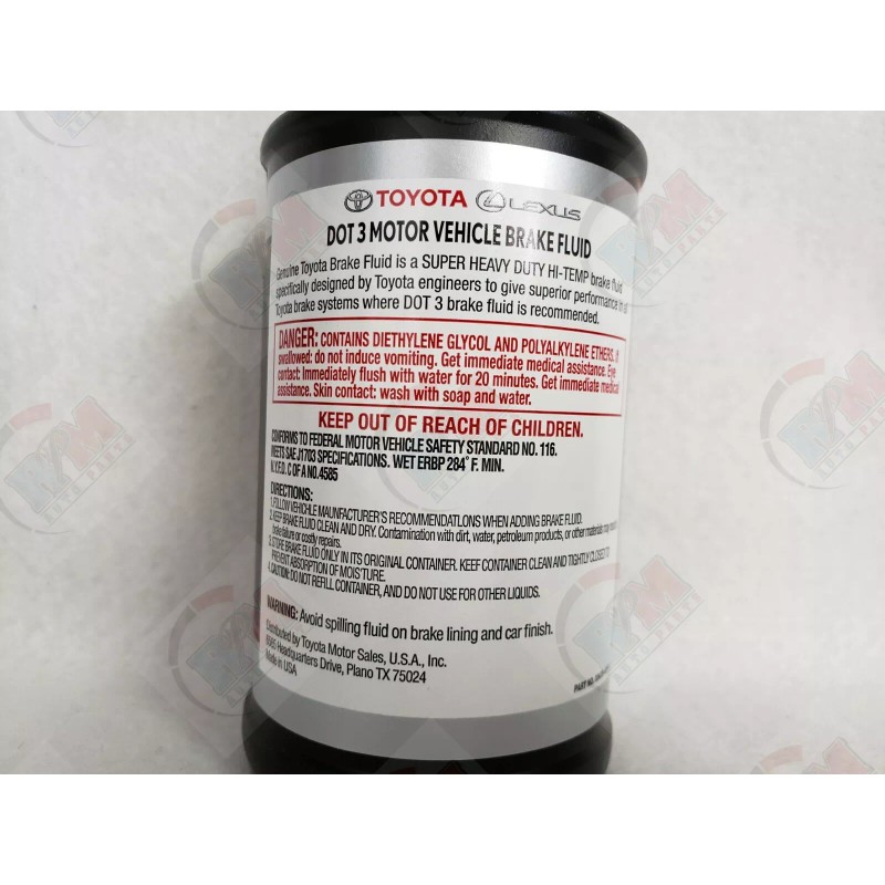 GENUINE DOT 3 Brake Fluid 12 fl. oz 00475-1BF03 for
