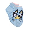 Bluey Calcetines para niños, Azul claro (paquete de 5), 18-24