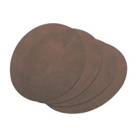 GLOKUUCA Elbow Knee Iron-on Fabric Patches - 4 Packs Oval Fabric Repair Patches Tape Fits for Clothes Bags Backpack - Clothing Repair Patch Light Brown