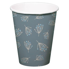 Folat Blooming Baby Boy Paper Cups for Birthday and Theme Party 250 ml Table Decoration Pack of 8