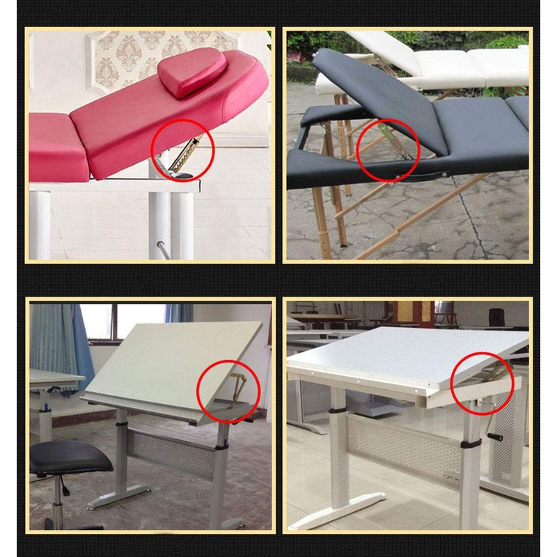 Anmeilexst 2 Pcs (1 Pair) 5 Gear Lifting Bracket, Angle