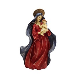 Northlight 18.5" Virgin Mary with Baby Jesus Christmas Nativity Figure Religious Decor, Blue