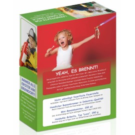PimpMyPresent My first fire herd, the funny joke gift packaging, Prank box for your right gift Now with automatic base.