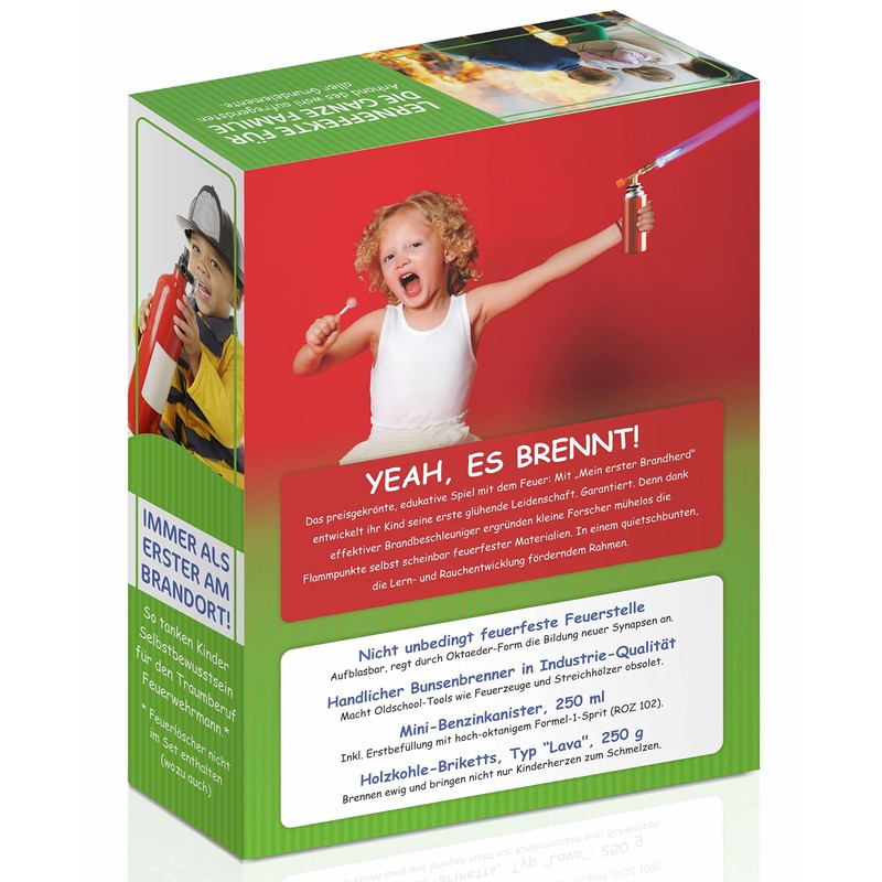PimpMyPresent My first fire herd, the funny joke gift packaging,
