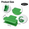 Greenhouse Clamps,Garden Netting Clips,50PCS 11mm Greenhouse Clamps Hoops,Clips for Garden