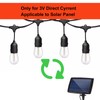 abulber Solar String Light Bulbs, DC 3V Low Voltage, Shatterproof
