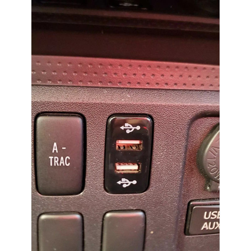 DYSO Fit Toyota Tacoma Land Cruiser 12V Blue Dual USB
