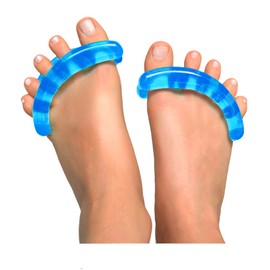 YogaToes® Classic Women’s Gel Toe Stretcher & Spreader (Extra Small, Shoe Size 5-7, Sapphire Blue). Reduce Foot Pain, Ensure Your Feet Look & Feel Great.