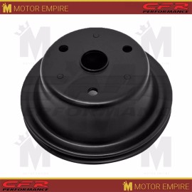 CFR Performance Fits 1969-85 Chevy Small Block Edp Black Steel Crankshaft Pulley Long (1 Groove)