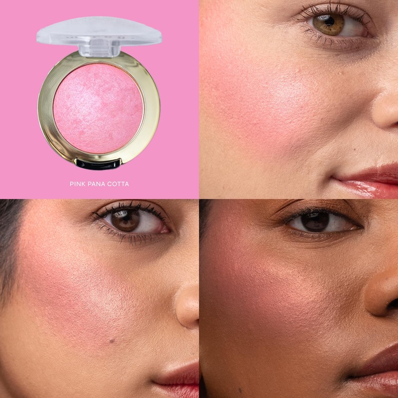 Milani Baked Blush, Updated Powder Blush for Cheeks, Cruelty Free