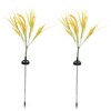 2pcs Solar Wheat Ear Lights IP44 Waterproof Wheat Ear LED