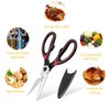 Eastrise Kitchen Scissors,Heavy Duty Kitchen Scissors with Cover,Sharp Kitchen Scissors