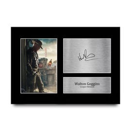 HWC Trading Walton Goggins Fallout Gifts Printed Signed Autograph Picture for TV Show Fans - A4