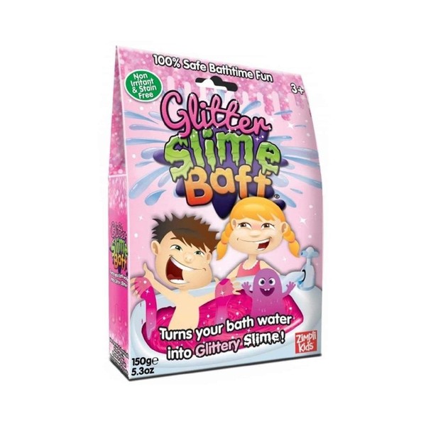 Glitter Slime Baff Pink from Zimpli Kids, 1 Bath or