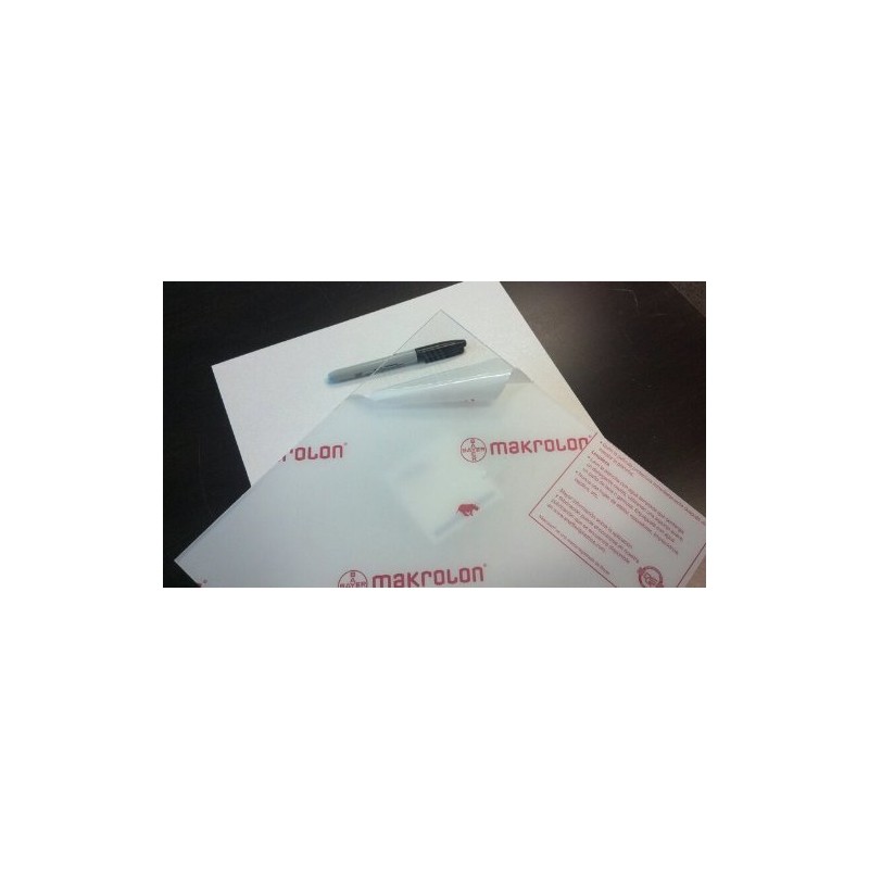 12" x 12" x 3/16" Polycarbonate Clear Plastic Sheet LEXAN