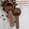 Wooden Coffee Spoon in Walnut, Measuring for Coffee Beans, Ground