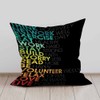 Beabes Pillow Cases Inspirational Quotes Think Positively Eat Healthy Build