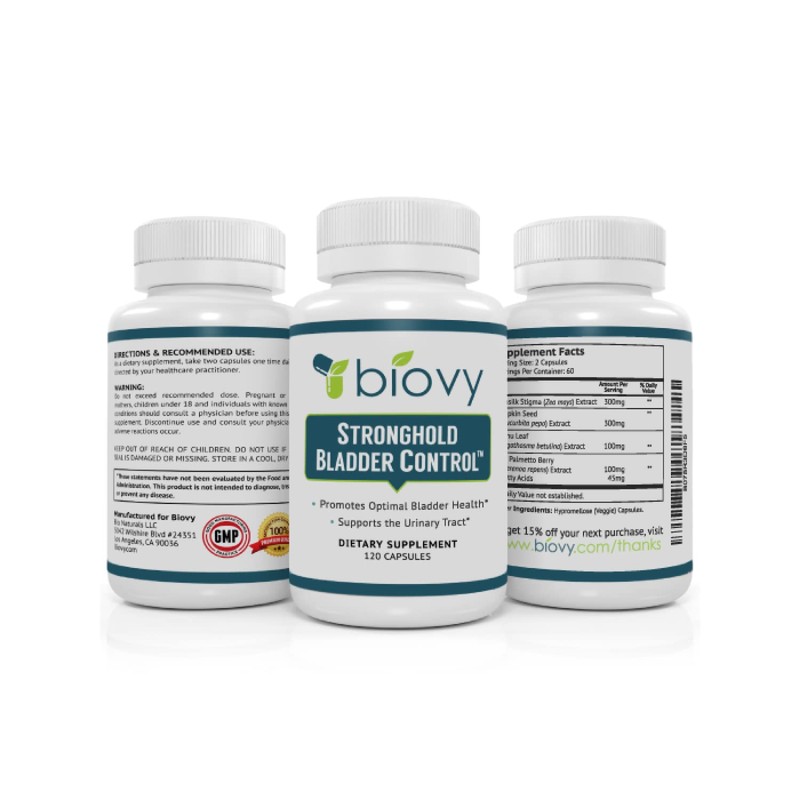 Stronghold Bladder Control - Bladder Control for Men - Bladder