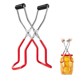 Glass Lifter Preserving, Glass Lifter Tongs, Preserving Jar Lifter Tongs, Canned Glass Lifter, Stainless Steel Glass Lifter, Glass Grabber with Non-Slip Handle, for Home Kitchen