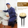 Baluue Botón De Inodoro Doble Descarga 2 Botones Redondos Para