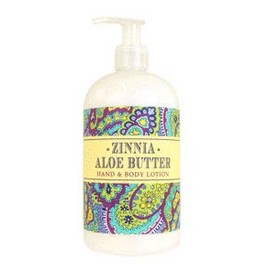 Greenwich Bay Trading Company Colección Botánica: Loción De Manteca De Aloe Y Zinnia De 16 Oz, 16 Oz, 11-008-014