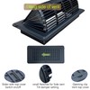 2-in-1 Vent Deflector for Home Floor, Strong Plastic, 4"x10“ Register