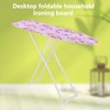 sexaoalx Height Adjustable Ironing Board Smooth Edge Good Load-Bearing Non-Slip