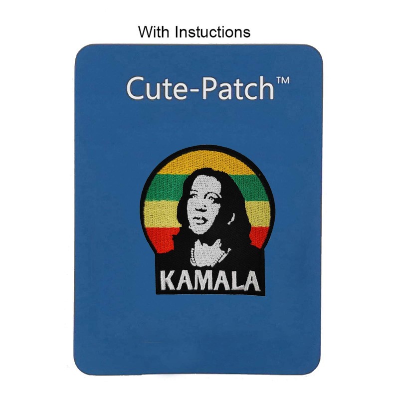 Cute-Patch Kama-la Kamala Harris Embroidered Iron on Patch