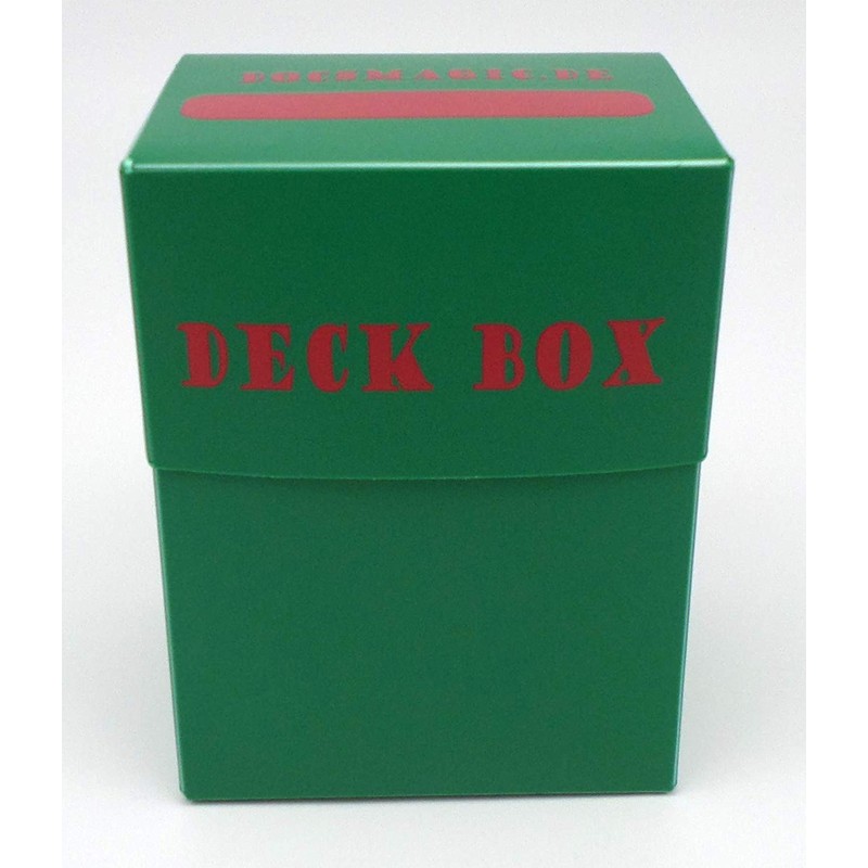 docsmagic.de 4 x Deck Box Green + Card Divider -