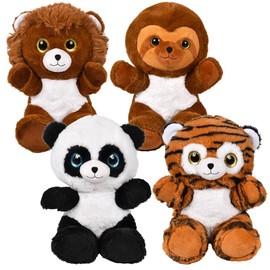 Rhode Island Novelty 11" Jungle Plush Assortment, 1 Piece per Order