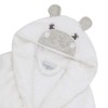 BabyTown Baby Boys and Girls Unisex Snuggle Fleece Hooded Lamb