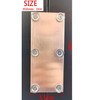 Magnetic Backing Copper Welding Spoon Magnetic Copper Butt-Weld Backer Set