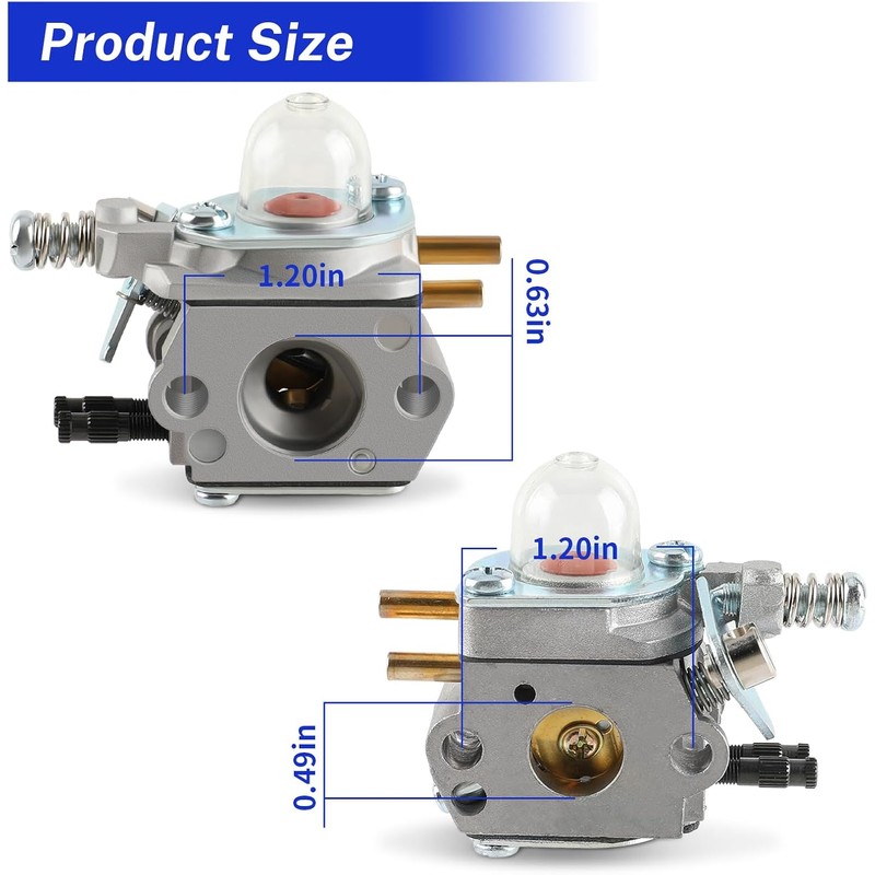 MOTOALL C1U-K52 Carburetor with Tune Up Air Filter Kit for