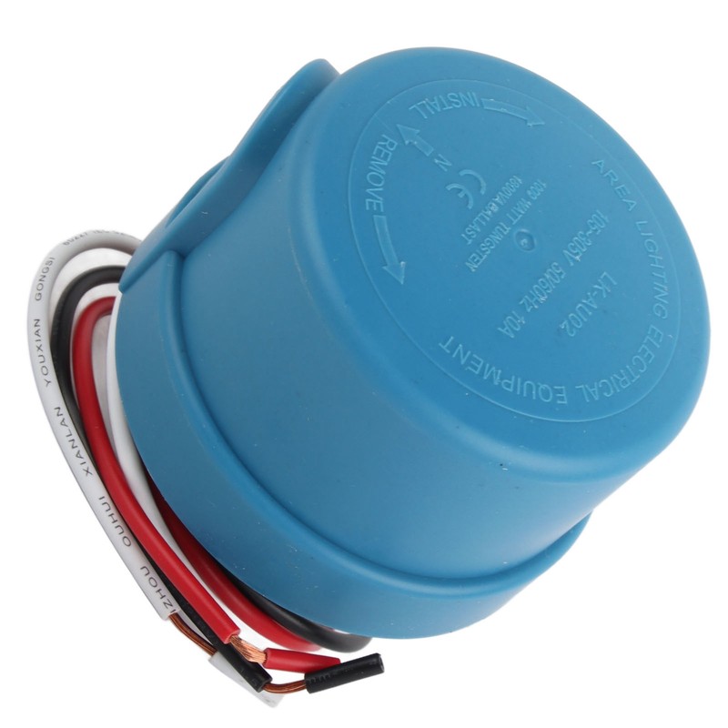 Photocell Sensor Auto Photoelectric Switch Light Controller Waterproof 105‑305V 10A