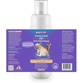 HICC PET Dog Anal Gland Spray - Fast Relieves 4 Fl Oz, purple