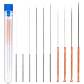 3D Printer Nozzle Cleaning Needles, 3D Printer Nozzle Cleaning Set, 3D Printer Accessories, 10 Pieces Nozzle Cleaning Needle Made of Stainless Steel 0.15/0.2/0.25/0.3/0.35/0.4/0.5/0.6/0.8/1.0 mm