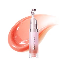 SKINTIFIC Serum Labial Hidratante (05 Peach Rose) - Con péptidos, Escualano y Vitamina C -Efecto Brillo Espejo, Textura Ligera No Pegajosa - 1 pz