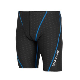 Spaltax Men’s Competition Swimwear, Swimming Spats, Swim Shorts, Black