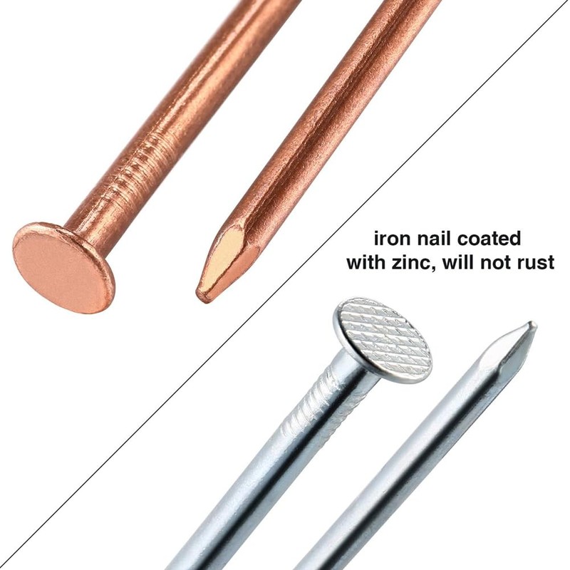20Pcs Copper Nails for Killing Trees Stump Root 3.5 Inch