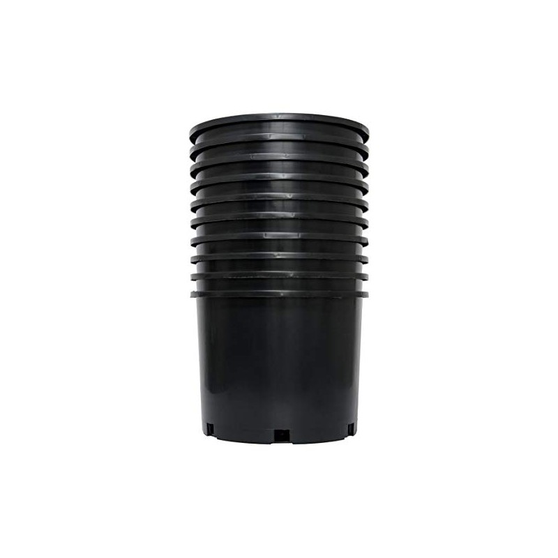 Pro Cal HGPK7PHD Premium Nursery Pot 7 Gal (5/pk), Black