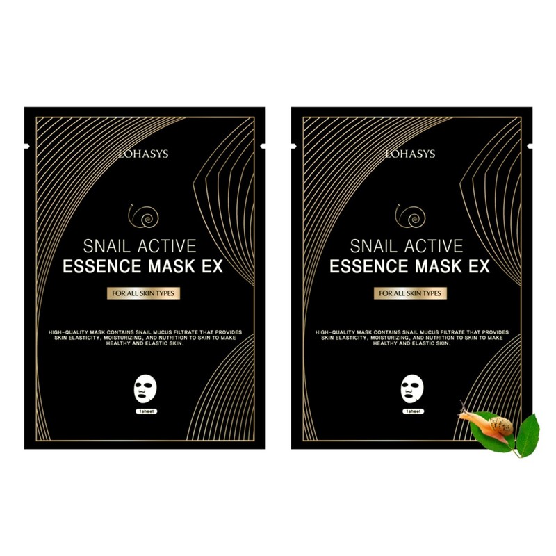 Rohasis LOHASIS Snail Essence Mask 10 sheets x 3/Snail Mask