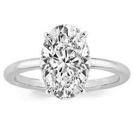 RURULUYA 3.5CT Elongated Oval Cut Engagement Rings for Women,Simulated Diamond Promise Ring,925 Sterling Silver 18K White Gold Plated Ring Size 7