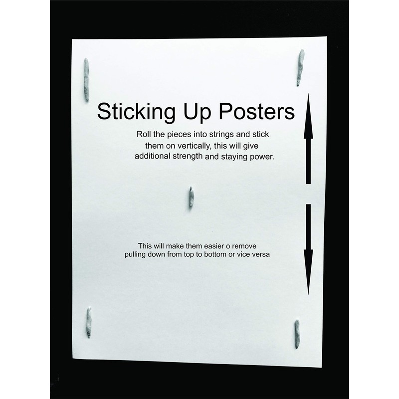 Reusable Museum & Gallery Quality Adhesive Putty,- 2 Pack -