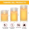 3pcsVelas decorativas,Velas Eléctricas Sin Llamas,Velas led,velas electricas,Velas de pilas con