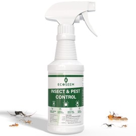 EcoSeem Insect & Pest Control Spray – Natural Essential - Bug Killer & Insect Repellent, Kills Ant, Spiders, Carpet Beetles, Roaches, Flies- Safe for Pets & Family, Indoor & Outdoor Use 16OZ