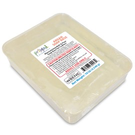 Primal Elements Argan Oil Soap Base - Moisturizing Melt and Pour Glycerin Soap Base for Crafting and Soap Making, Easy to Cut - 10 Pound